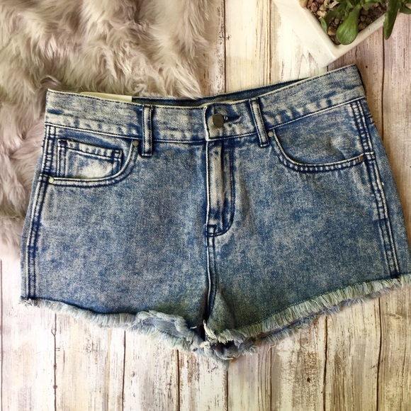 Bullhead Pants - Bullhead High Rise Denim Shorts